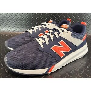 New Balance 009 Navy Blue White Orange MS009MN1 Mens sneakers size 12
